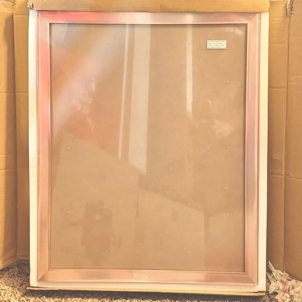 *NWT*‎ 2pack of 17x22” rose gold accent mirrors